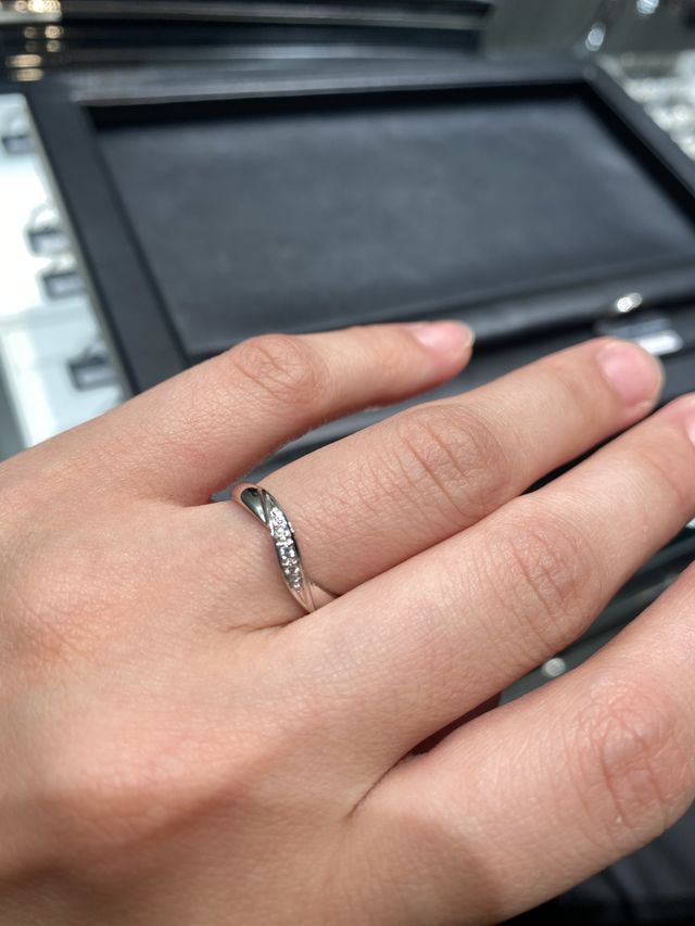 新婦用の結婚指輪