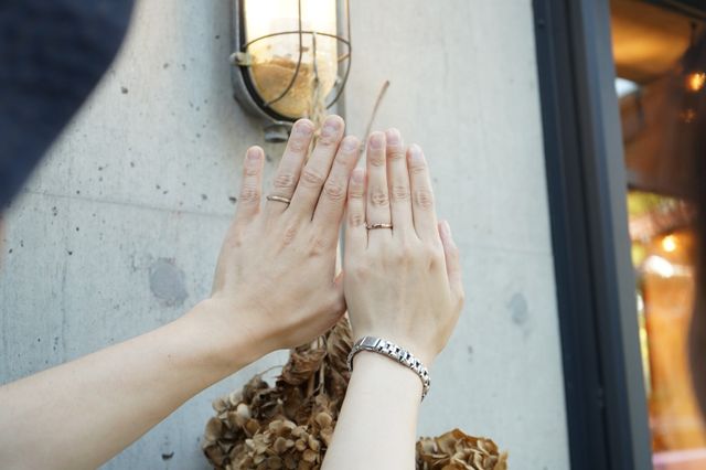 完成した日にその場で撮影して頂きました！着け心地抜群です♪