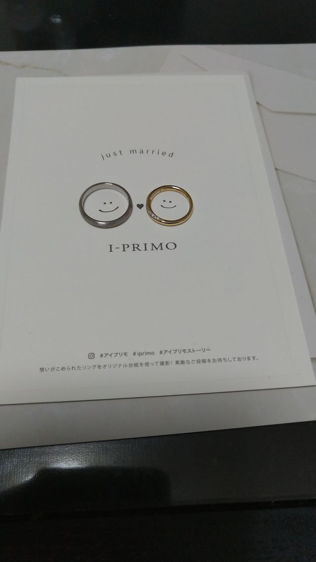 悩みながらも選び、受け取りに時に満足してもらえて良かったです