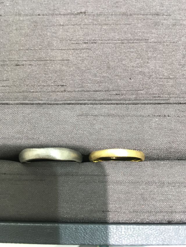 ペアだとこうなります。（どちらも光沢無し）