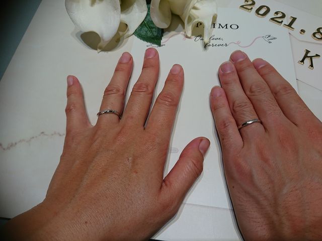 出来上がりに満足し、嬉しさでとりました。