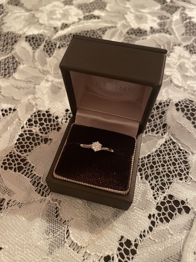 指輪のみの写真です。