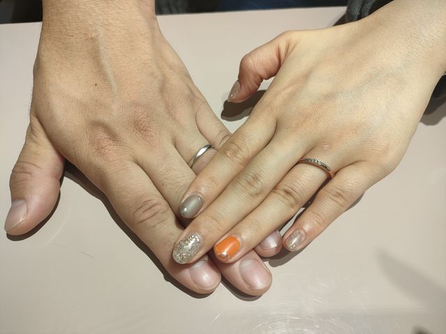 店員さんに撮っていただきました。