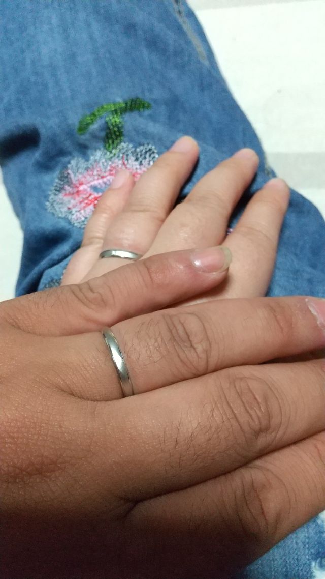 結婚記念日のペアリング