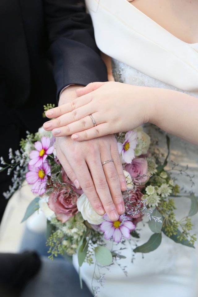 結婚式当日の写真