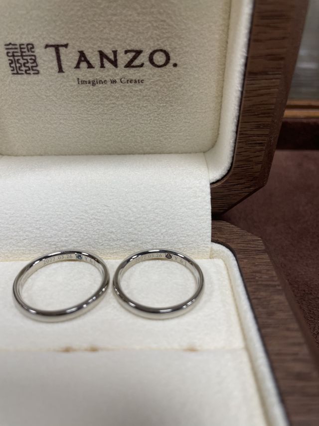 念願の結婚指輪