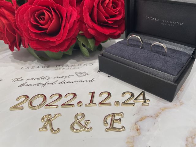 お店で貸してくれたアイテムで撮影しました。