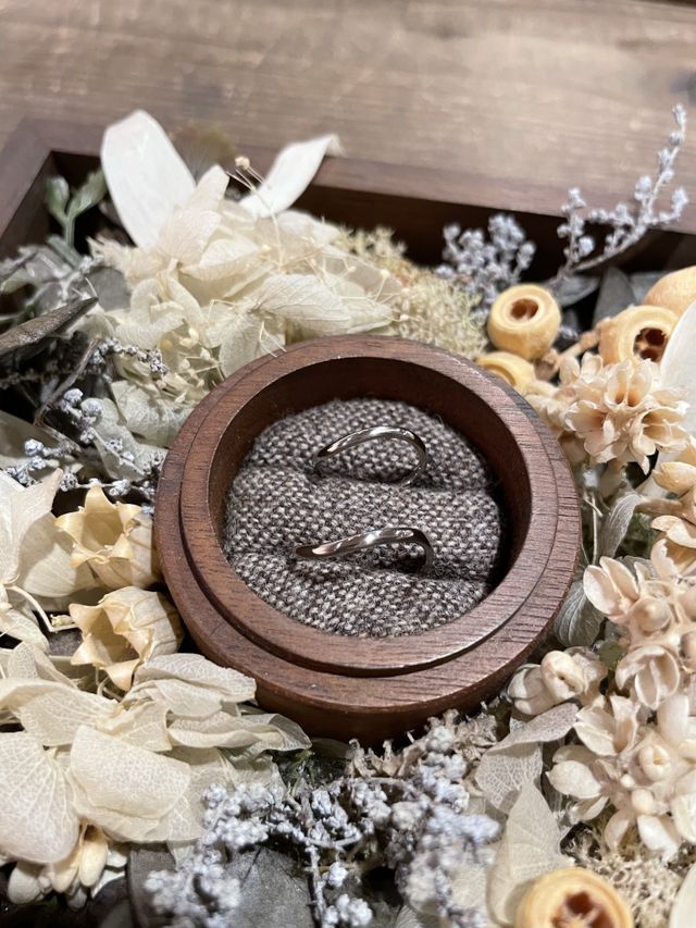 ラインはウェーブが良くウェーブにしました。