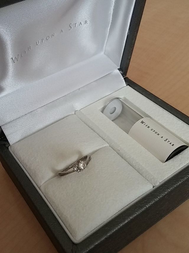 指輪と一緒に、ダイヤモンド用の拡大鏡もついてきました