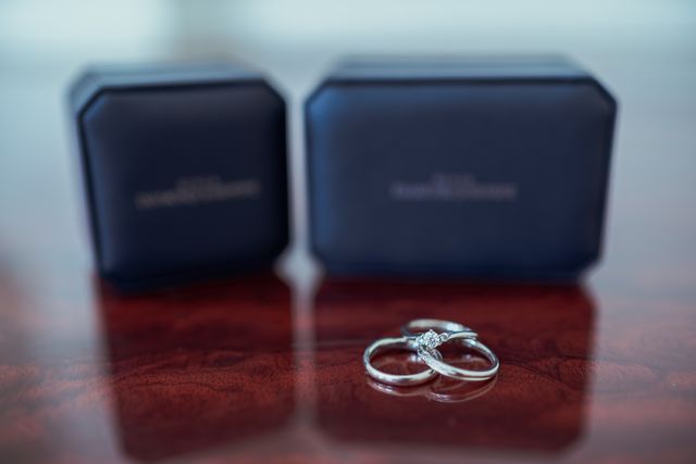 結婚式で撮影された写真