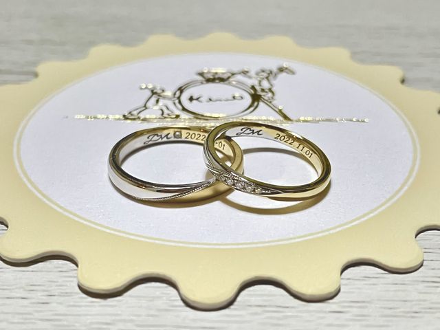 ケイウノさんの結婚指輪