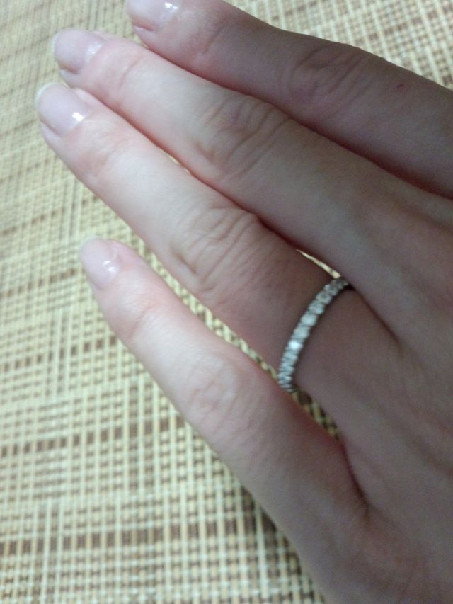 ハーフエタニティリング