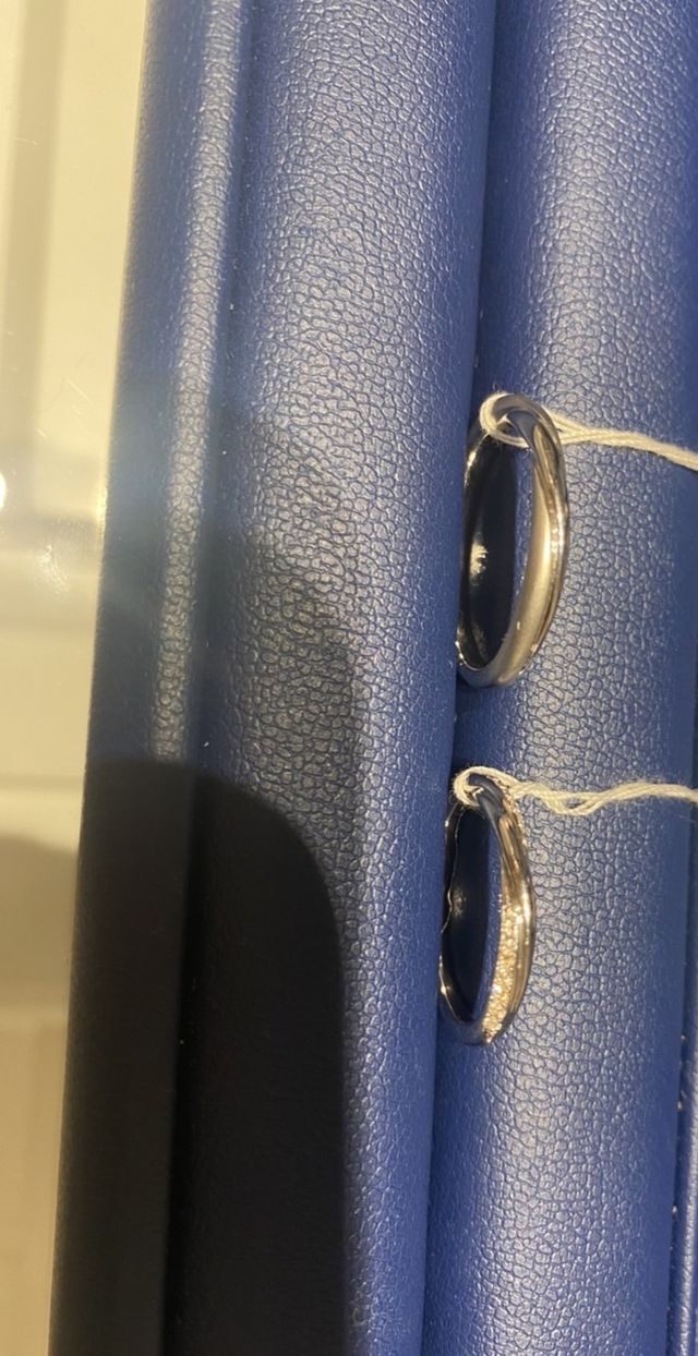 購入した結婚指輪です。