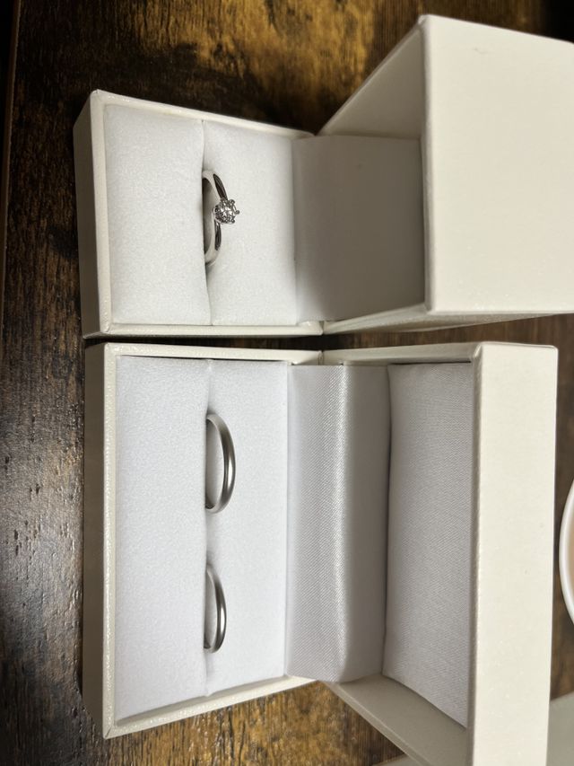 製作した指輪です。