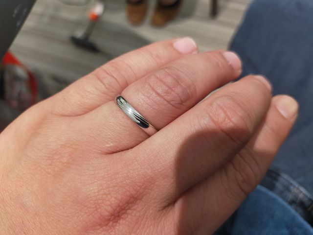 指を伸ばした時