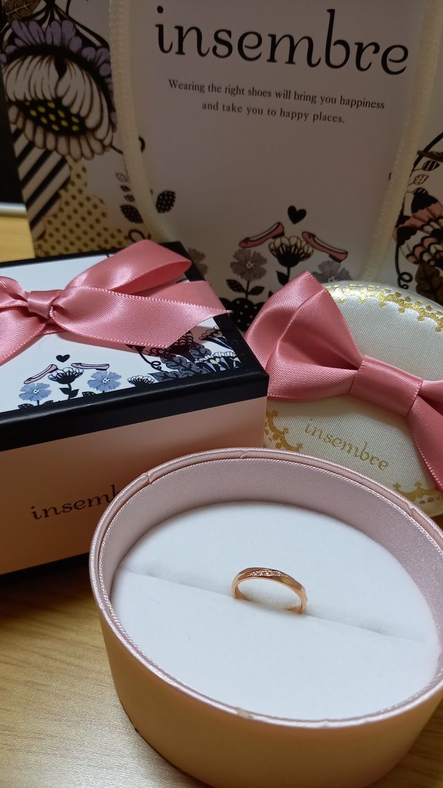 結婚指輪4号ピンクゴールドです。