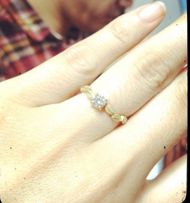 購入後、家で初めてつけた時の写真