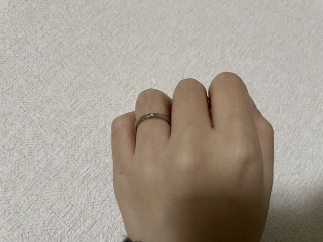 着用時の写真です。