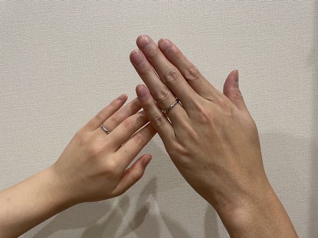 着け心地抜群！ダイヤの輝きも小さいながらしっかりあります。