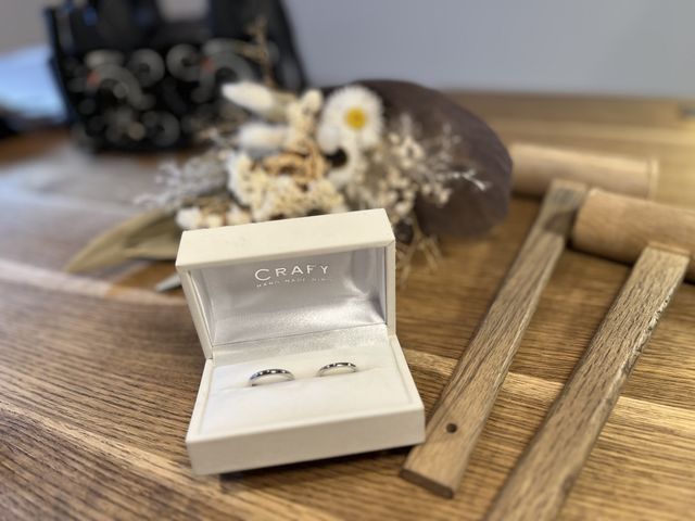 出来上がりの指輪