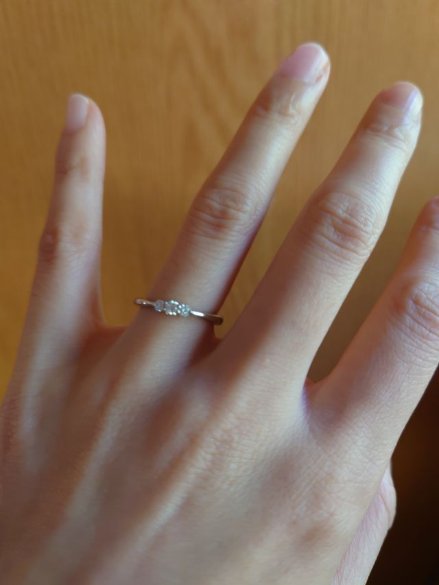 指輪着用写真
レガーレの4号