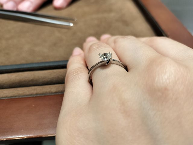 実際にルースを乗せて見せていただけました！