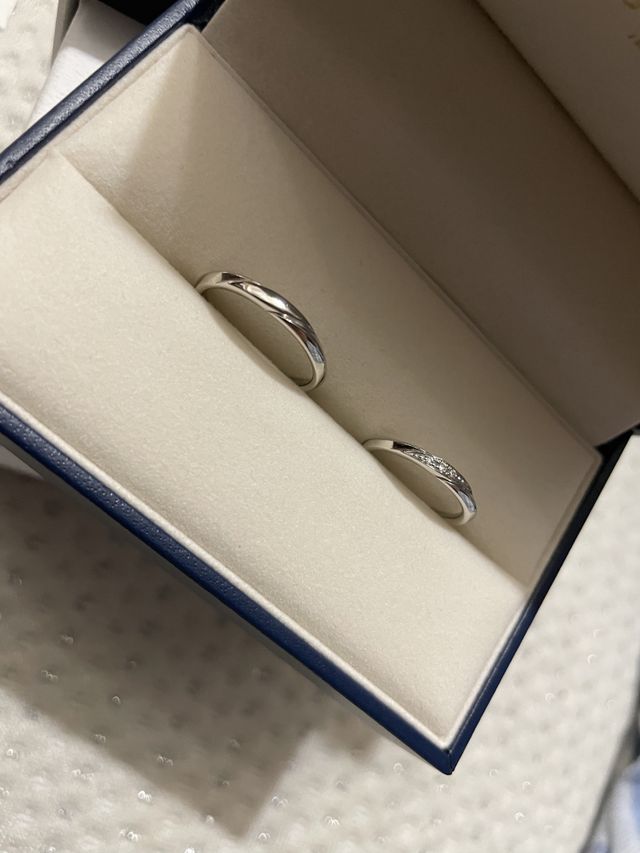 結婚指輪です。