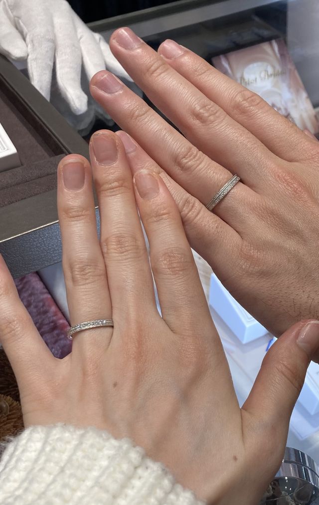 ハーフエタニティの種類が豊富！