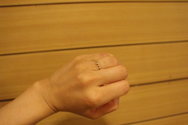 繊細なデザインながらも、存在感があります。