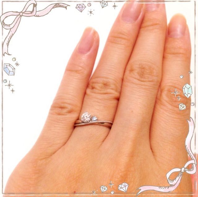 2人で決めた婚約指輪