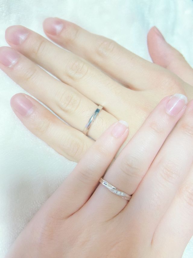 結婚指輪です。