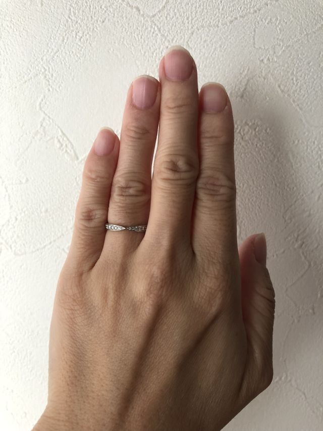 存在感のある指輪です。