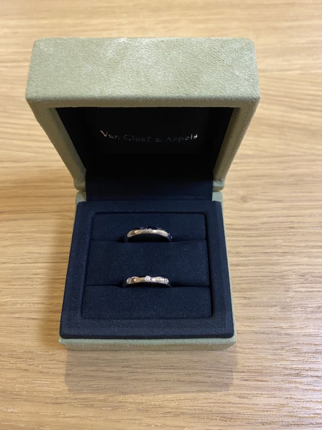 上が男性用、下が女性用として購入しました。