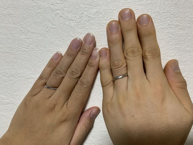 一生物の指輪になりました！大切にします！