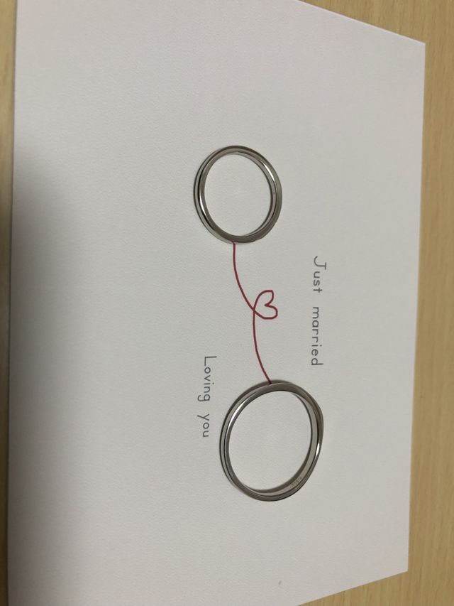 素敵な指輪でした。