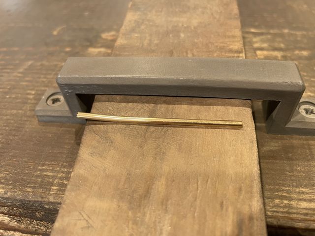 棒の状態からリングを作成しました