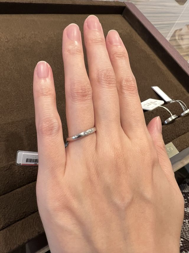 ダイヤ付ストレートタイプ