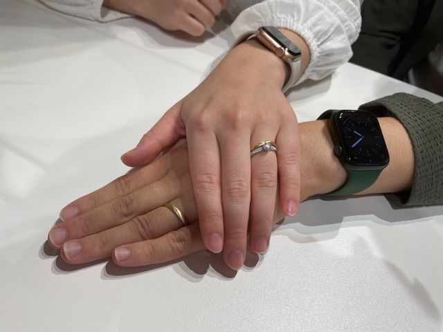 お店で着用したもの。このセットで購入しました。