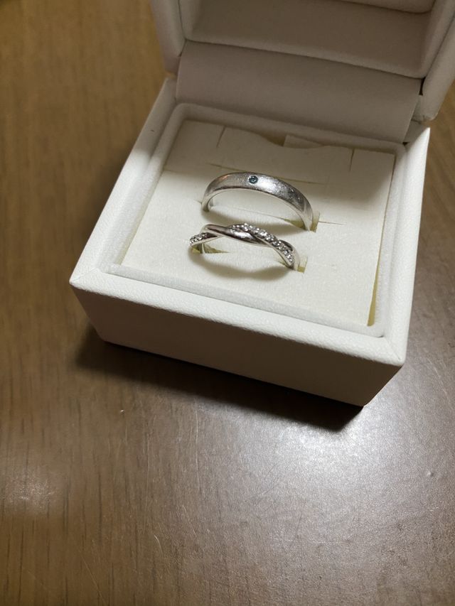 それぞれ身につけたいデザインにしたため、見た目は違います