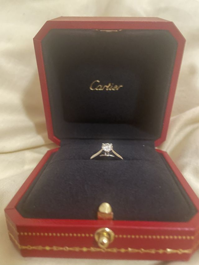 購入した婚約指輪