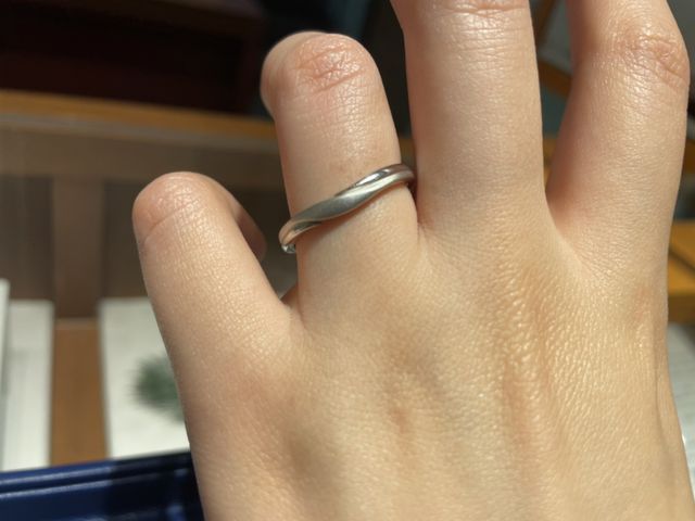 試着した際の写真