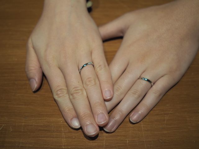 購入指輪の着用時