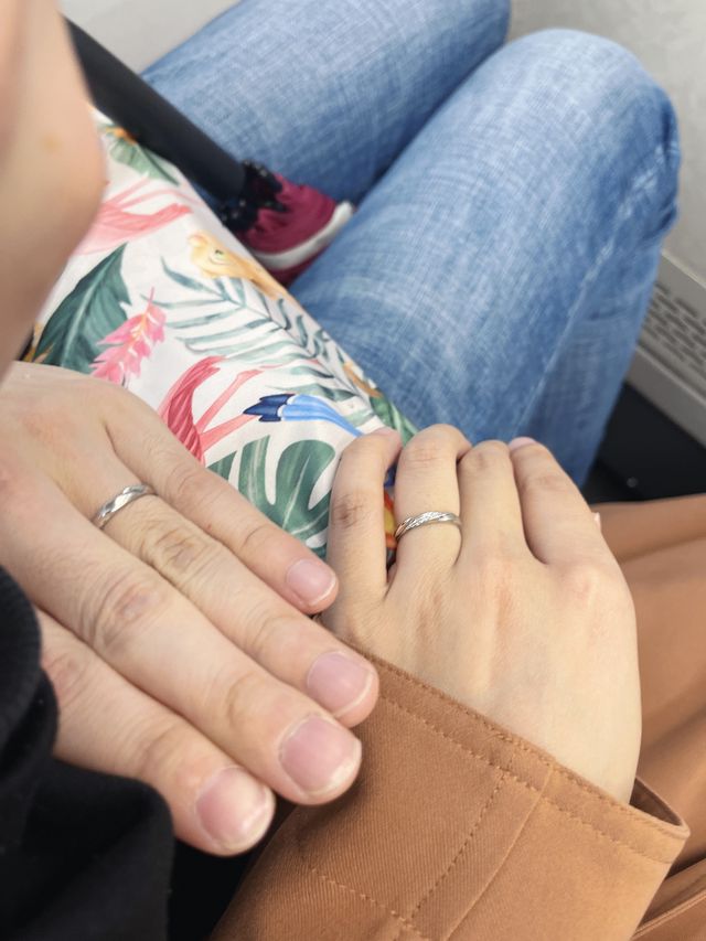 受け取りそのまま着けて帰ってきました！