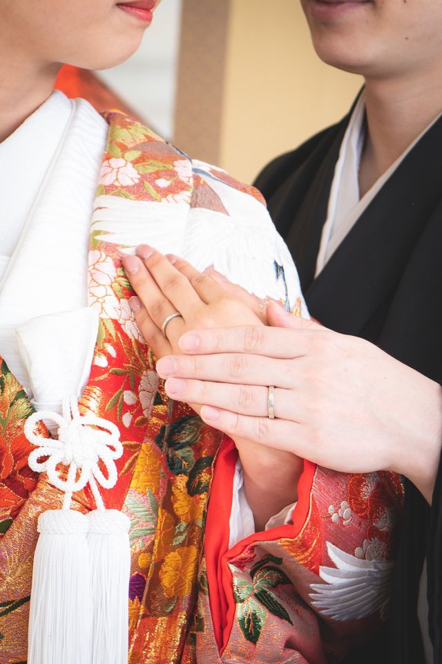 前撮りでも手元アップで撮ってもらいました。