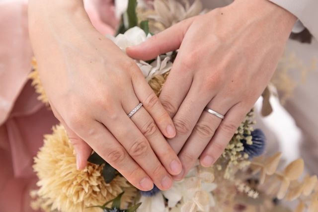 シンプルだけどゴージャス・キュートなエタニティリングです♪