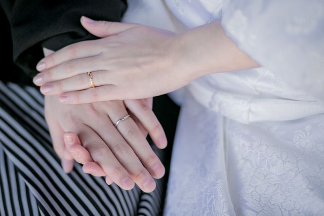 前撮りでも使用しました。家にいる時は外して保管しています