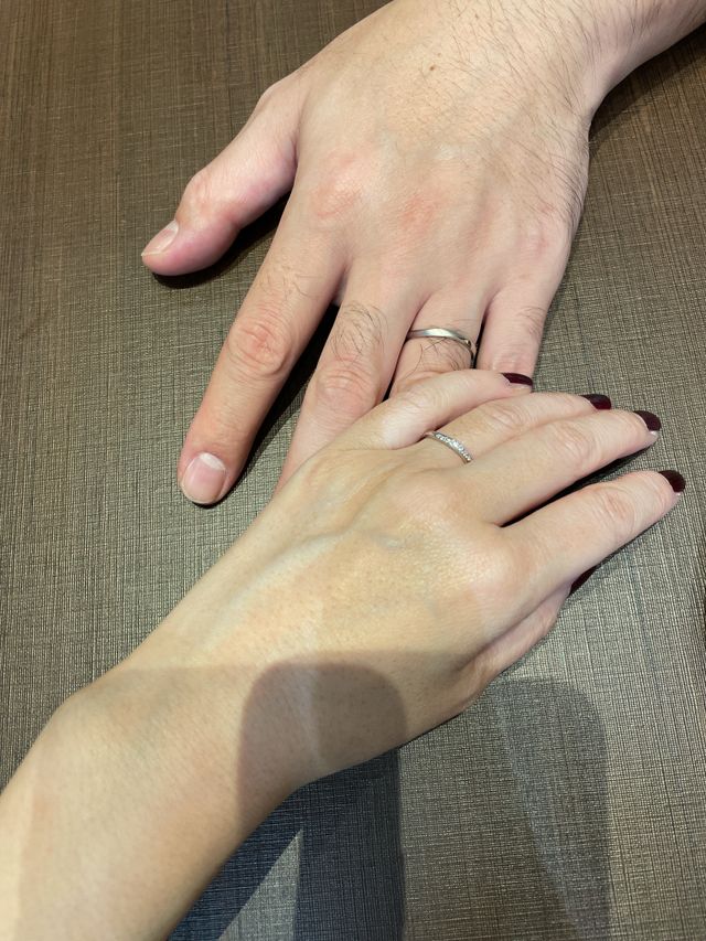 実際に着用しました。