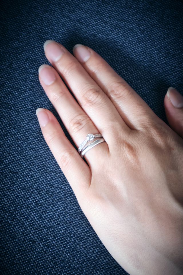 エタニティタイプ ミルグレイ(婚約)と結婚指輪