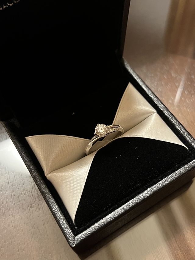 プロポーズしてもらった際に撮影しました。