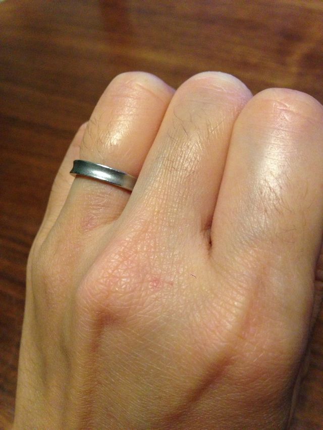 結婚指輪・妻・プラチナ